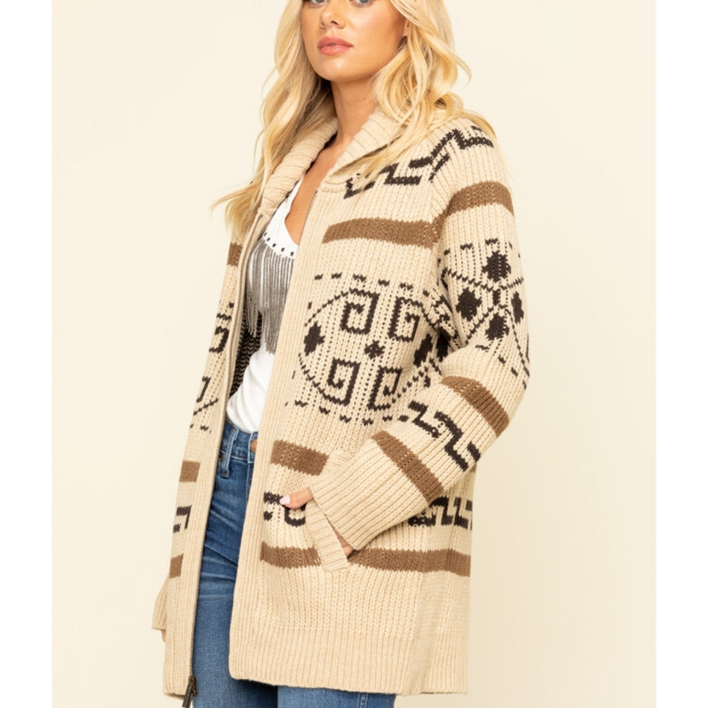 RESTOCKED! WOMEN'S LONG WESTERLEY CARDIGAN - Picture 1 of 12